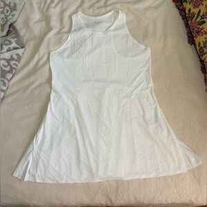 Athleta White Sleeveless Athletic Dress Dress XL